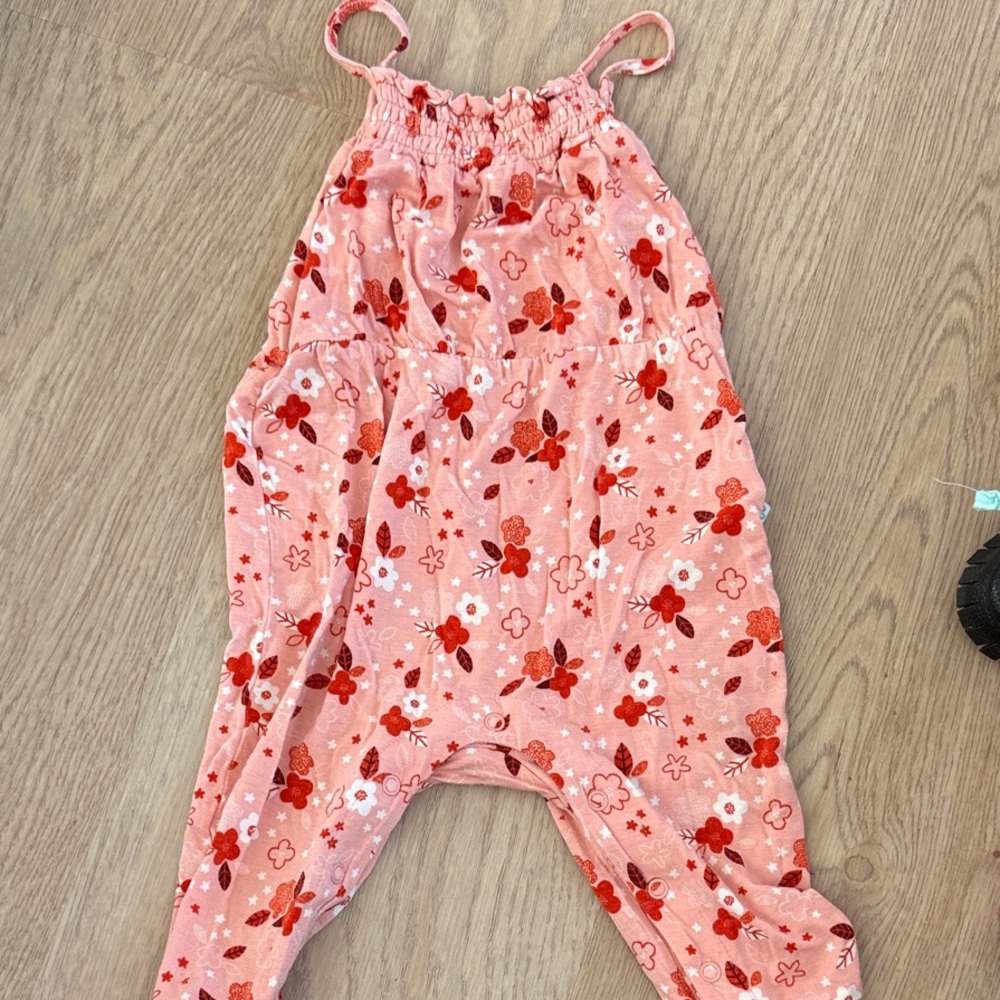 Posh Peanut Pink Floral Bodysuit